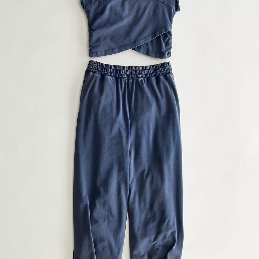 Women's Navy Blue Free People Hotshot Crossover Set size Large